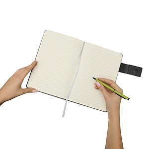 Notebook, in DIN A5 size, grey