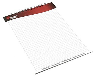 Notepads with spiral
