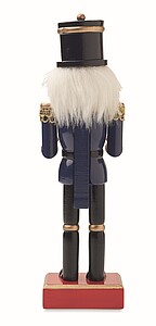 Nutcracker character ornament in wood
