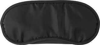 Nylon (190T) eye mask with double elastic bands.
