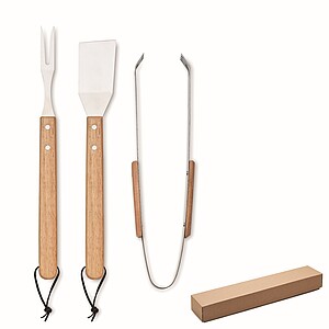 Oakwood barbecue set, wood