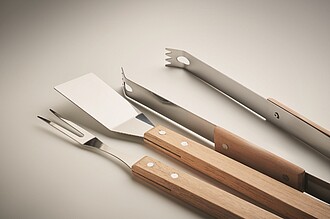 Oakwood barbecue set, wood