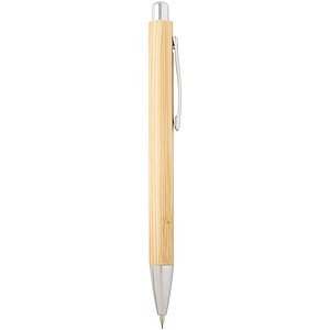 Oblys bamboo ballpoint pen and mechanical pencil set, natural