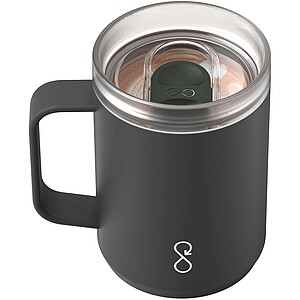 Ocean Bottle 350 ml insulated travel mug, obsidian black
