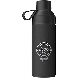Ocean Bottle 500 ml 3-in-1 gift set, obsidian black