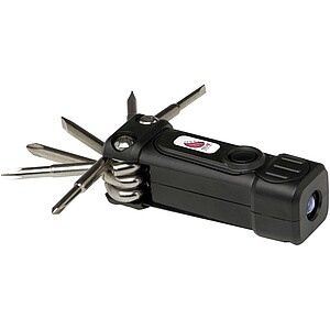 Octo 8-in-1 RCS recycled plastic screwdriver set with torch