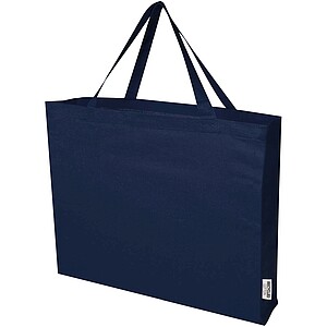 Odessa 220 g/m2 GRS recycled cotton tote bag 40L, navy