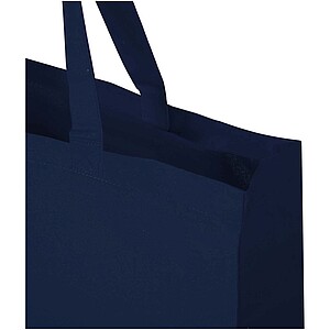 Odessa 220 g/m2 GRS recycled cotton tote bag 40L, navy