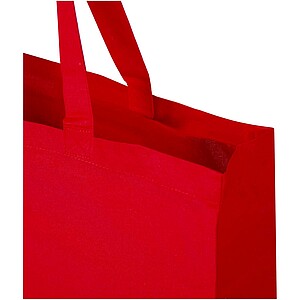 Odessa 220 g/m2 GRS recycled cotton tote bag 40L, red