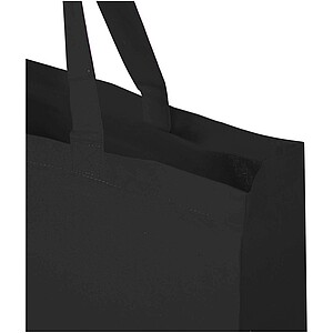 Odessa 220 g/m2 GRS recycled cotton tote bag 40L, solid black