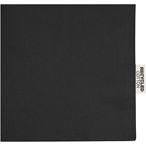 Odessa 220 g/m2 GRS recycled cotton tote bag 40L, solid black