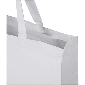 Odessa 220 g/m2 GRS recycled cotton tote bag 40L, white