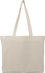 Oeko-Tex® cotton (140 gsm) shopping bag Isak, khaki