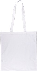 Oeko-Tex cotton (140 gsm) shopping bag Kenneth, white