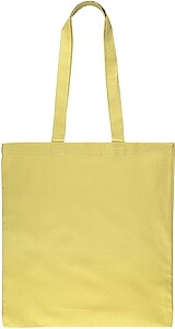 Oeko-Tex cotton (140 gsm) shopping bag Kenneth, yellow