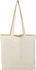 Oeko-Tex cotton (140 gsm) shopping bag Leonard, khaki
