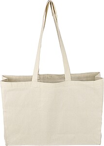 Oeko-Tex cotton (220 gsm) shopping bag Imogen, khaki