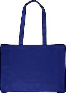 Oeko-Tex cotton (220 gsm) shopping bag Isaac, blue