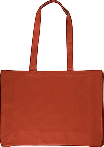Oeko-Tex cotton (220 gsm) shopping bag Isaac, red