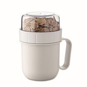 On the go cup in PP 450 ml, white