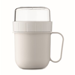 On the go cup in PP 450 ml, white