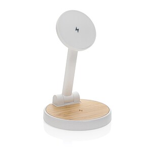 Ontario RCS rplastic 15W magnetic charging 2 in 1 stand, white