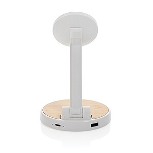Ontario RCS rplastic 15W magnetic charging 2 in 1 stand, white