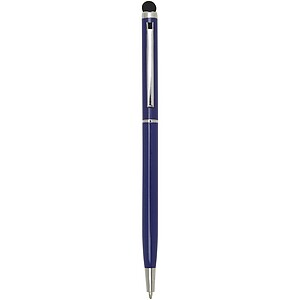 Ore aluminium ballpoint pen with stylus (blue ink), ocean blue