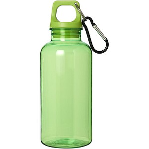 Oregon 400 ml RCS certified recycled plastic water bottle with carabiner