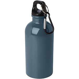 Oregon 400 ml RCS certified single wall stainless steel water bottle with carabiner, hale blue