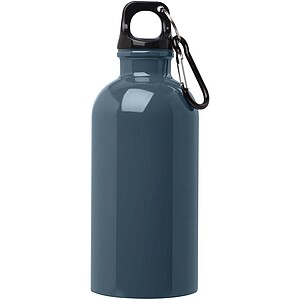 Oregon 400 ml RCS certified single wall stainless steel water bottle with carabiner, hale blue