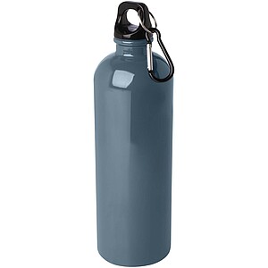 Oregon 750 ml RCS certified single wall stainless steel water bottle with carabiner, hale blue