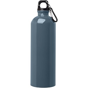Oregon 750 ml RCS certified single wall stainless steel water bottle with carabiner, hale blue