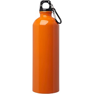 Oregon 750 ml RCS certified single wall stainless steel water bottle with carabiner, orange