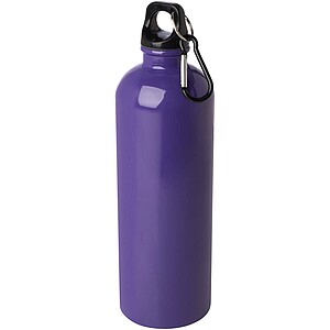 Oregon 750 ml RCS certified single wall stainless steel water bottle with carabiner, purple