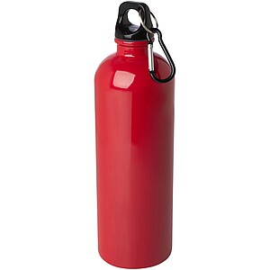 Oregon 750 ml RCS certified single wall stainless steel water bottle with carabiner, red