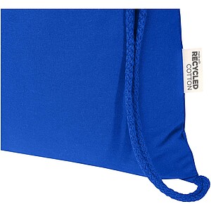 Oregon Blend 140 g/m2 GRS recycled drawstring bag 5L, royal blue