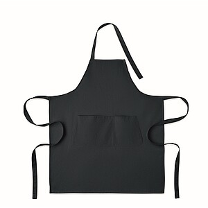 Organic cotton apron 240 gr/m2, blue