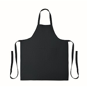 Organic cotton apron 240 gr/m2, blue