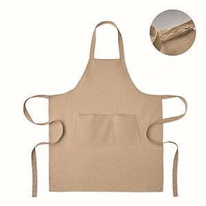Organic cotton apron 240 gr/m2, rope
