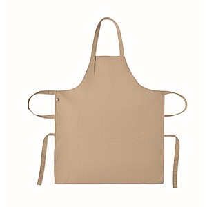 Organic cotton apron 240 gr/m2, rope