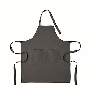 Organic cotton apron 240 gr/m2, stone grey