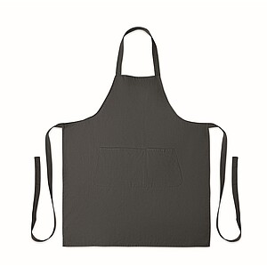 Organic cotton apron 240 gr/m2, stone grey