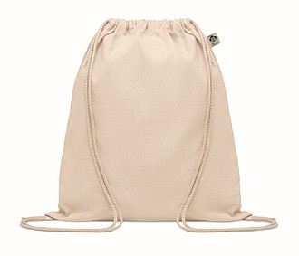 Organic cotton drawstring bag