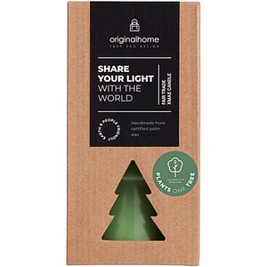 Originalhome Xmas tree candle - L, heather green