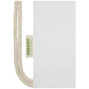 Orissa 140 g/m2 GOTS organic cotton drawstring backpack 5L