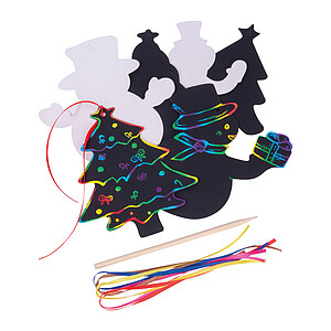 Ornament Set of scratch paper, multicolor