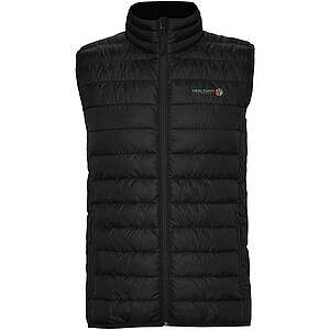 Oslo kids insulated bodywarmer, solid black