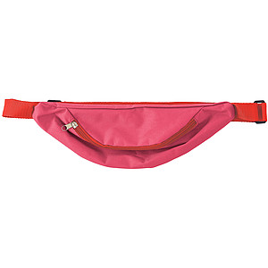 Oxford fabric (600D) waist bag with zippered pocket at the front and back