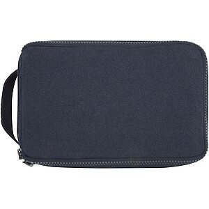 Pack 500 g/m2 Aware™ recycled toiletry organiser, navy